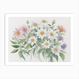 Flowers In A Vase Art Print