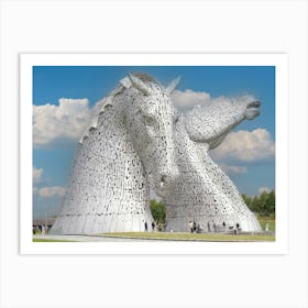 The Kelpies Falkirk 11546 Art Print