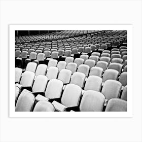 Auditorium Seats Art Print