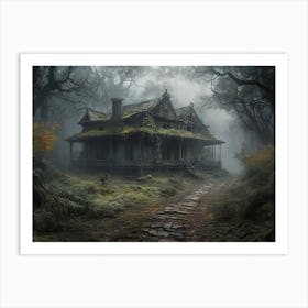 Haunted House Art Print