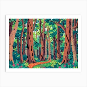 Forest Path Art Print