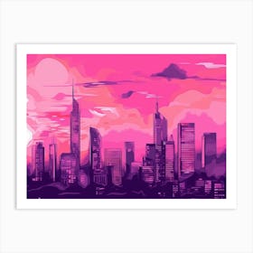 Frankfurt Skyline  Art Print