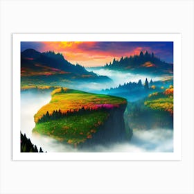 Landscape Wallpapers 4 Art Print