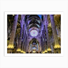 Cathedral Of Barcelona (Spain Series) 1 Art Print