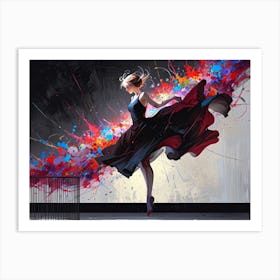 Ballerina Painting 6 Art Print