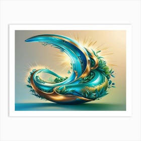 Adobe Wave Art Print