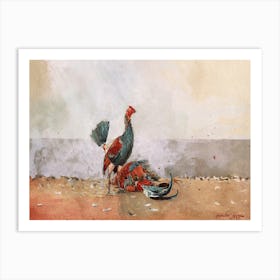The Cock Fight (1885), Winslow Homer Art Print