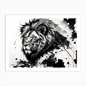 Lion Painting 51 Art Print