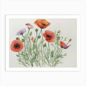 Poppies Art Print