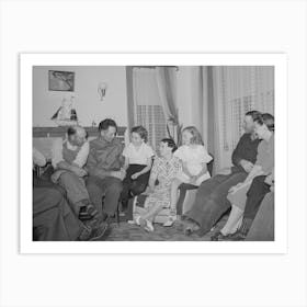 Wives Of The Members Of The Cooperative Stallion Association At The Meeting, Box Elder County, Utah By Art Print