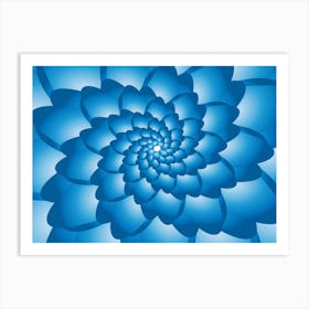 Flower Swirl Pattern 2 Art Print