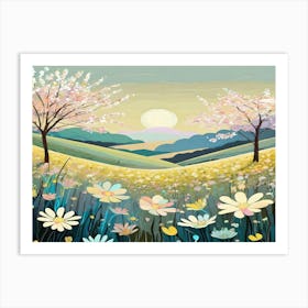 Cherry Blossoms 3 Art Print