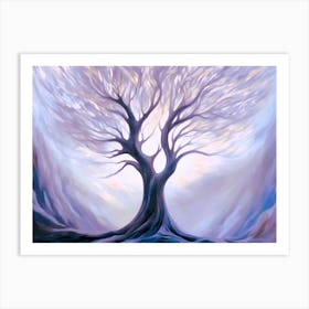 Tree illustration Art Print