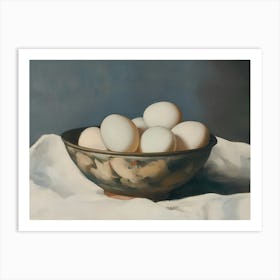 Eggs In A Bowl Art Print