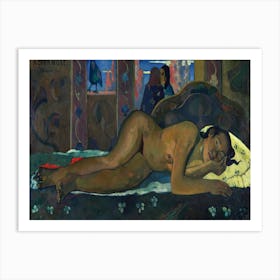 Nevermore (1897), Paul Gauguin Art Print