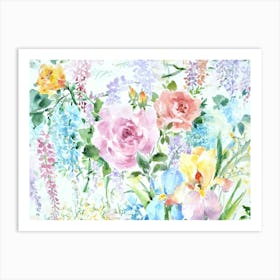 Aleta S Flowers Light Art Print