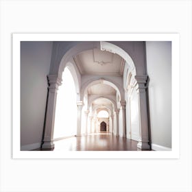 Hallway Stock Videos & Royalty-Free Footage Art Print