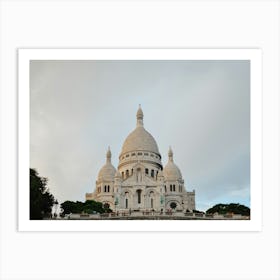 Sacre Coeur at Sunset, Paris 4 Art Print