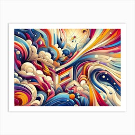 Abstract Painting 250 Art Print