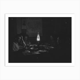 Untitled Photo, Possibly Related To Farm Family After Evening Meal, Pie Town, New Mexico By Russell Lee Art Print