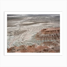 Yangykala canyon in Turkmenistan Art Print