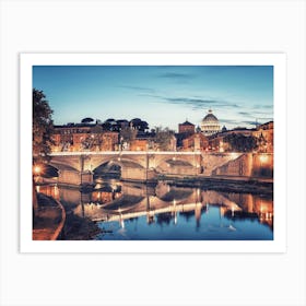 Reflection In Rome Art Print