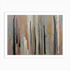 'The Trees' Abstract Forest Art Print