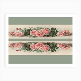 Pink Roses 7 Art Print