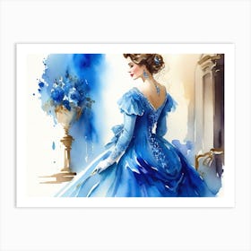 Cinderella at the ball Art Print