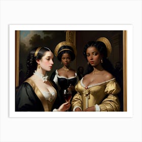 'The Ladies Of The Court' Art Print