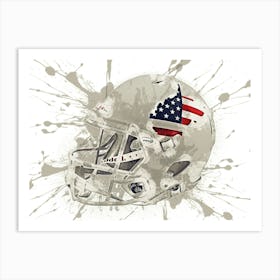 West Virginia Mountaineers NCAA Helmet Poster Art Print