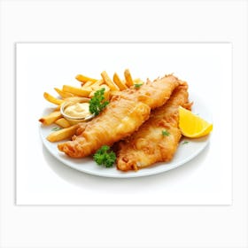 Fish And Chips 11 Art Print