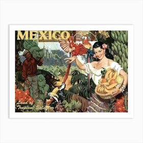 Mexico, Tropical Splendor Art Print