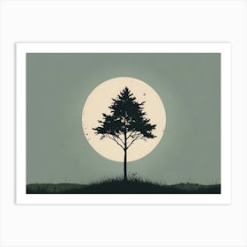 Lone Tree Art Print