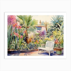 Tropical Garden 4 Art Print