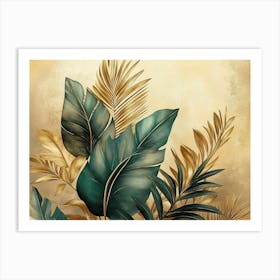 Tropical Leaves 14 Art Print