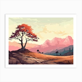 Landscape Painting 2 Art Print