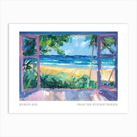 Byron Bay From The Window Series Poster Painting 1 Art Print