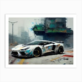 Lamborghini 223 Art Print