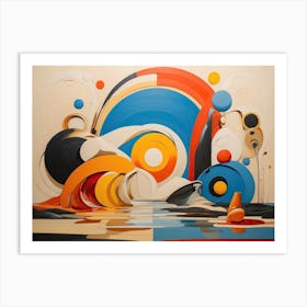 Shapes & Colors Art Print