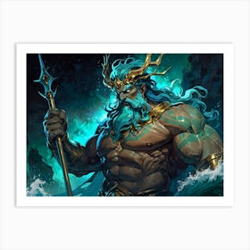 God Of The Sea 2 Art Print