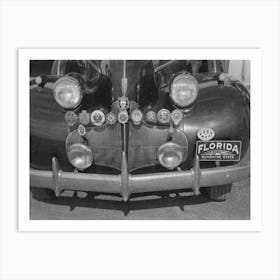 Insignias On Tourist S Car Seen In Silver City, New Mexico By Russell Lee Art Print