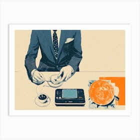 Man In A Suit 5 Art Print