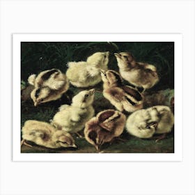 Chicks 2 Art Print