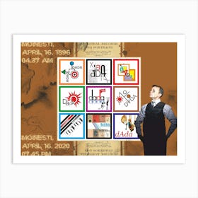 Tristan Tzara Moinesti (2) Art Print