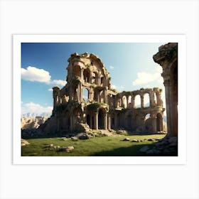 Ruins Of An Old Palace 1 Art Print