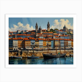 Portuguese City 1 Art Print