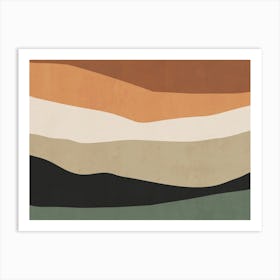 Abstract Landscape - Bg01 Art Print