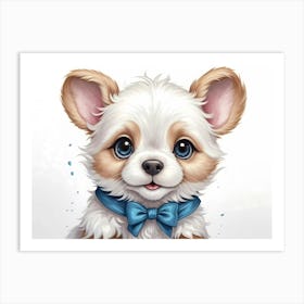 Corgi Puppy Art Print