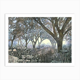 Oaken Path Study 6 1 Art Print